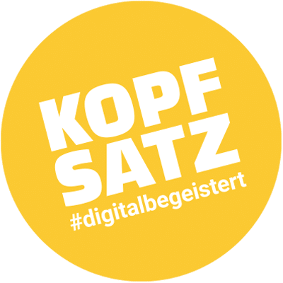 Logo Agentur KOPFSATZ #digitalbegeistert